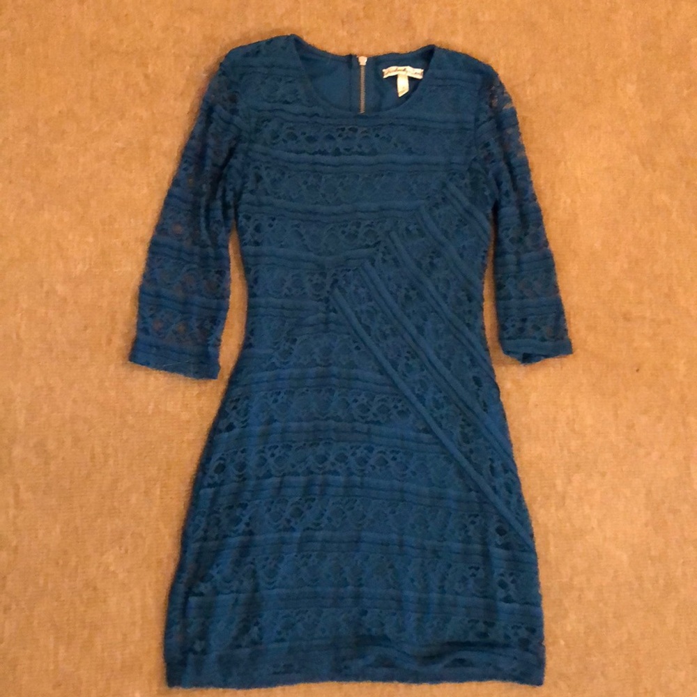 “Accidentally in Love” lined lace dress
